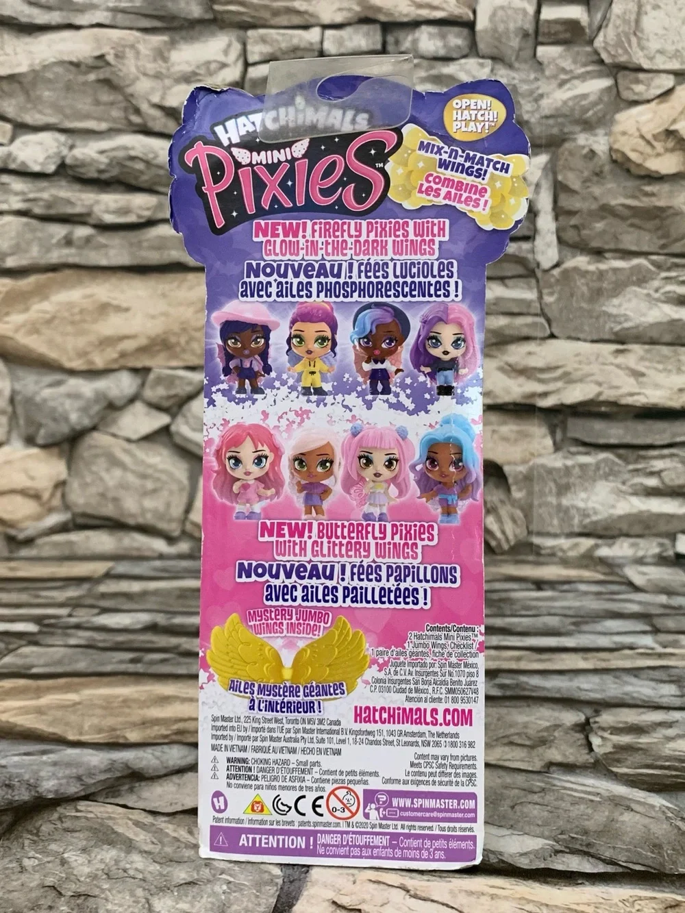 New Hatchimals Mini Pixies Mystery Doll Jumbo Wings Accessories Fashion Toy Set